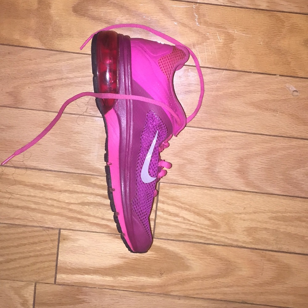 Pink nike sneakers